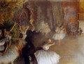 El ensayo del ballet Impresionismo bailarín de ballet Edgar Degas